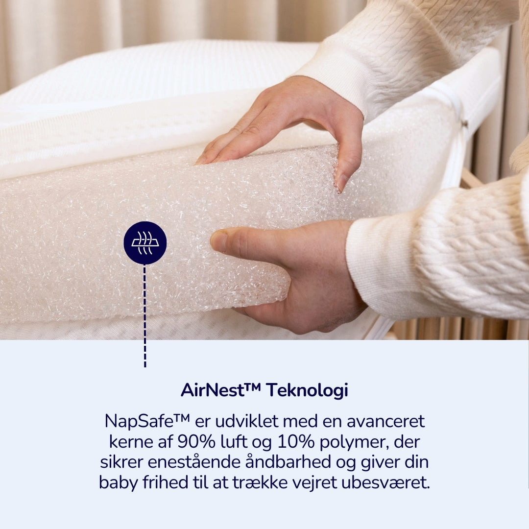 NapSafe™ Den sikre babymadras (0-4 år)