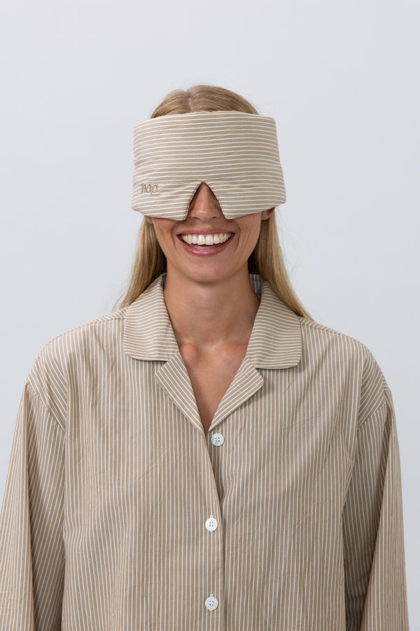 Bomuld sovemaske