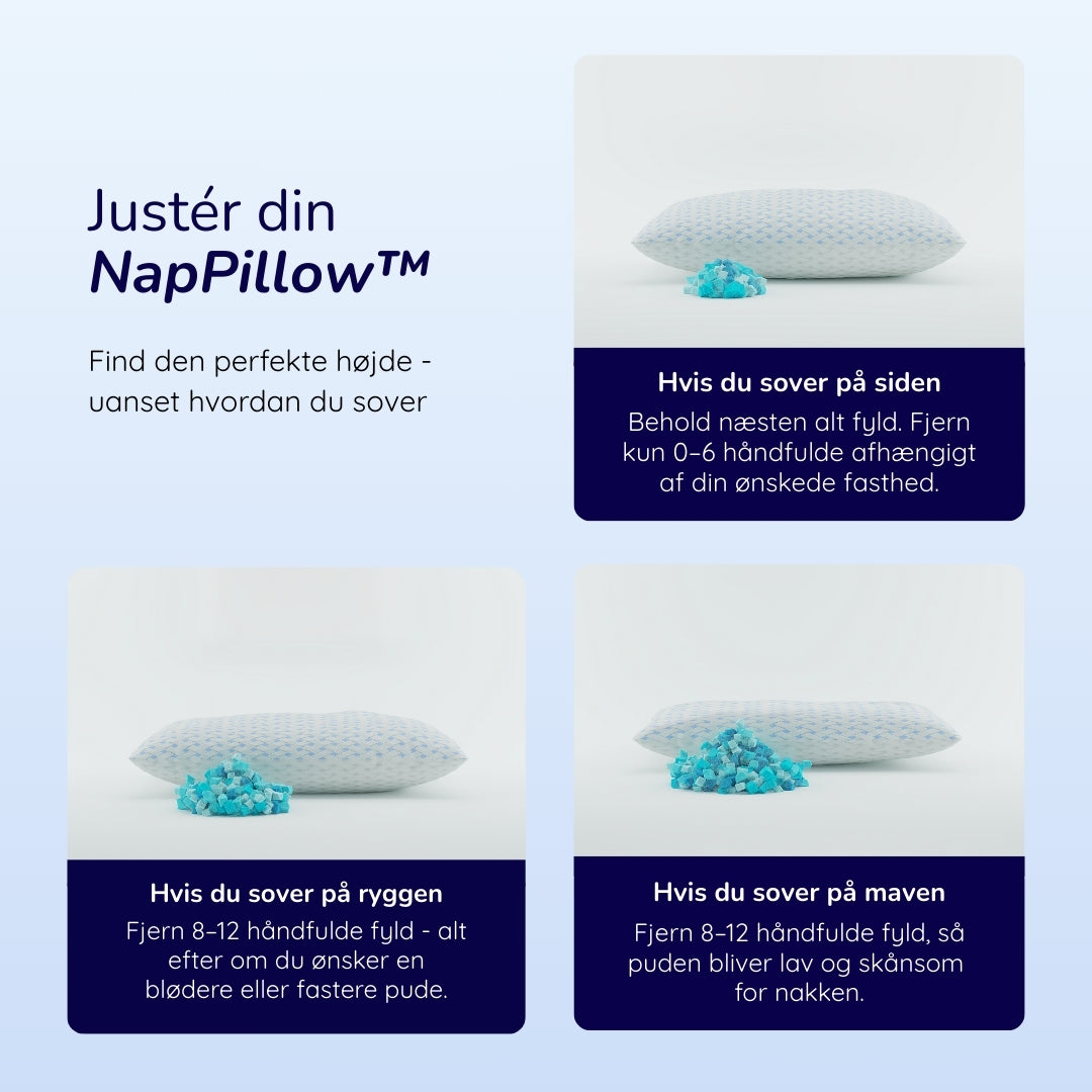 NapPillow™  Den perfekte hovedpude