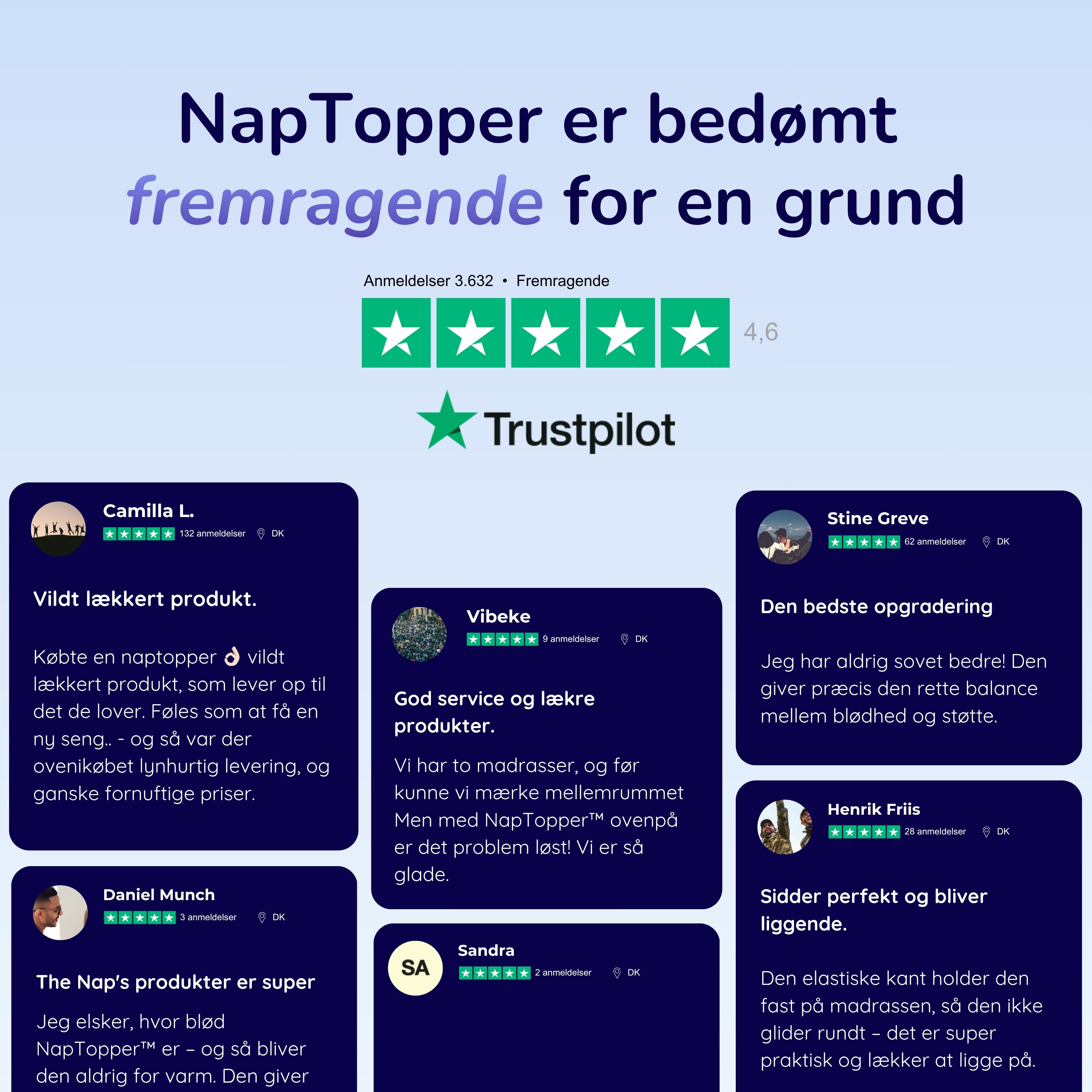 NapTopper™ Et ekstra komfortlag