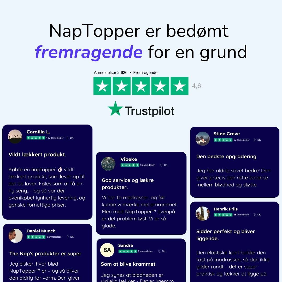 NapTopper™ - Mere støtte, bedre søvn