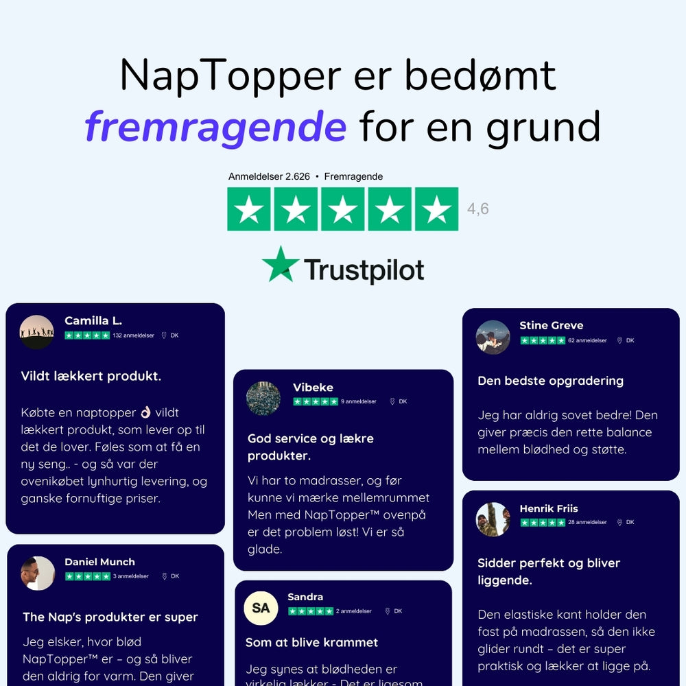 NapTopper™ Det perfekte komfortlag