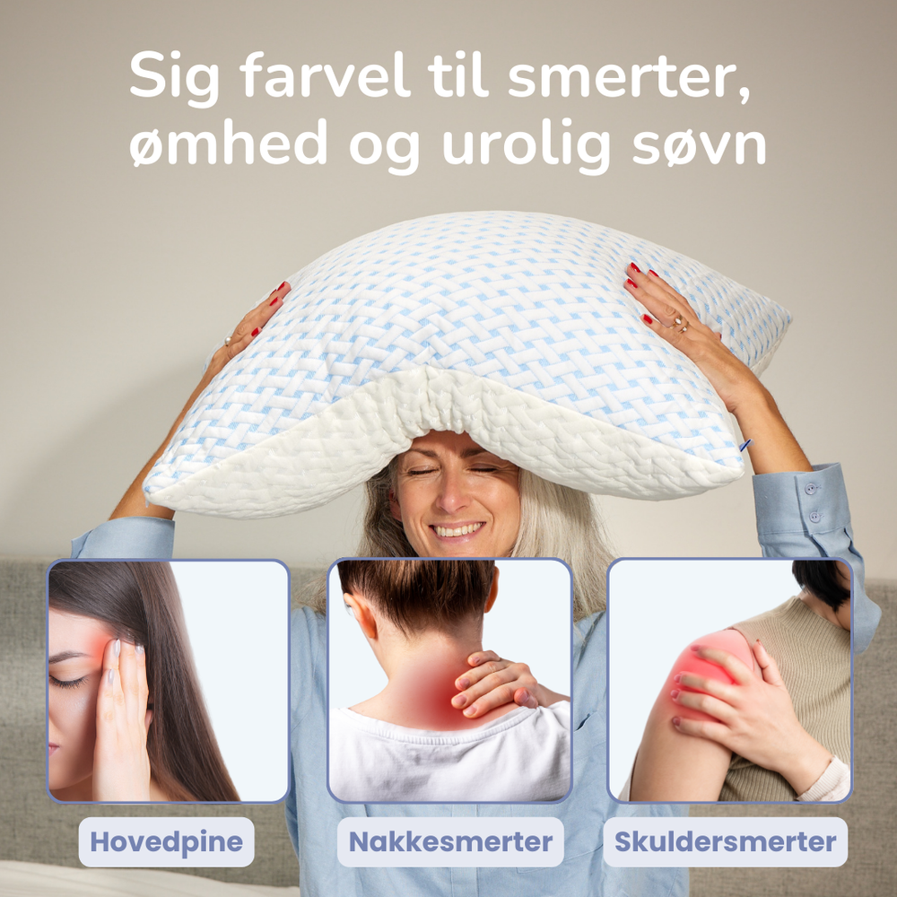 1x NapPillow™, 1x NapDuvet™ & Bambus Sengesæt Grå