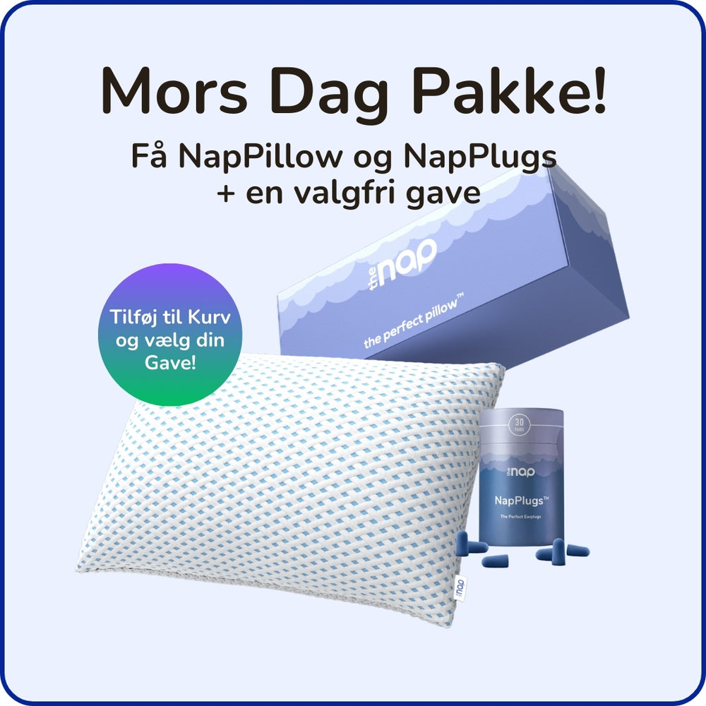 MorsDag-Pakke Få NapPillow og NapPlugs + en valgfri gave