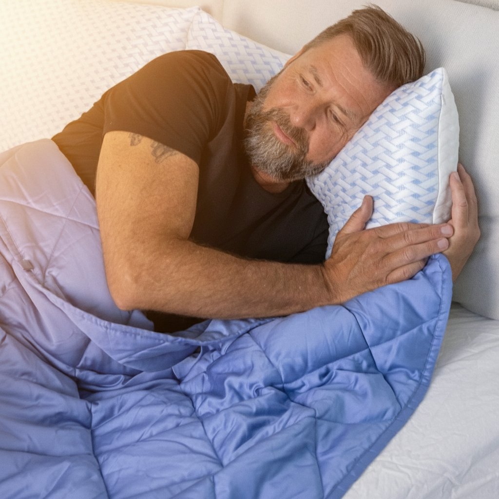 Bambus-tyngdedyne med kølende egenskaber