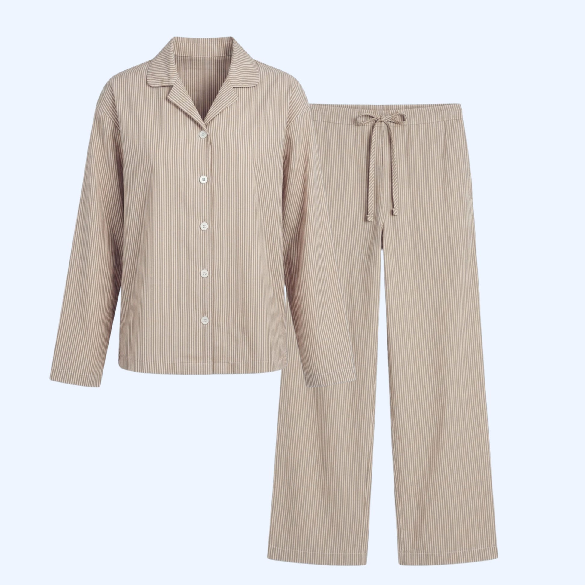 Beige/hvid